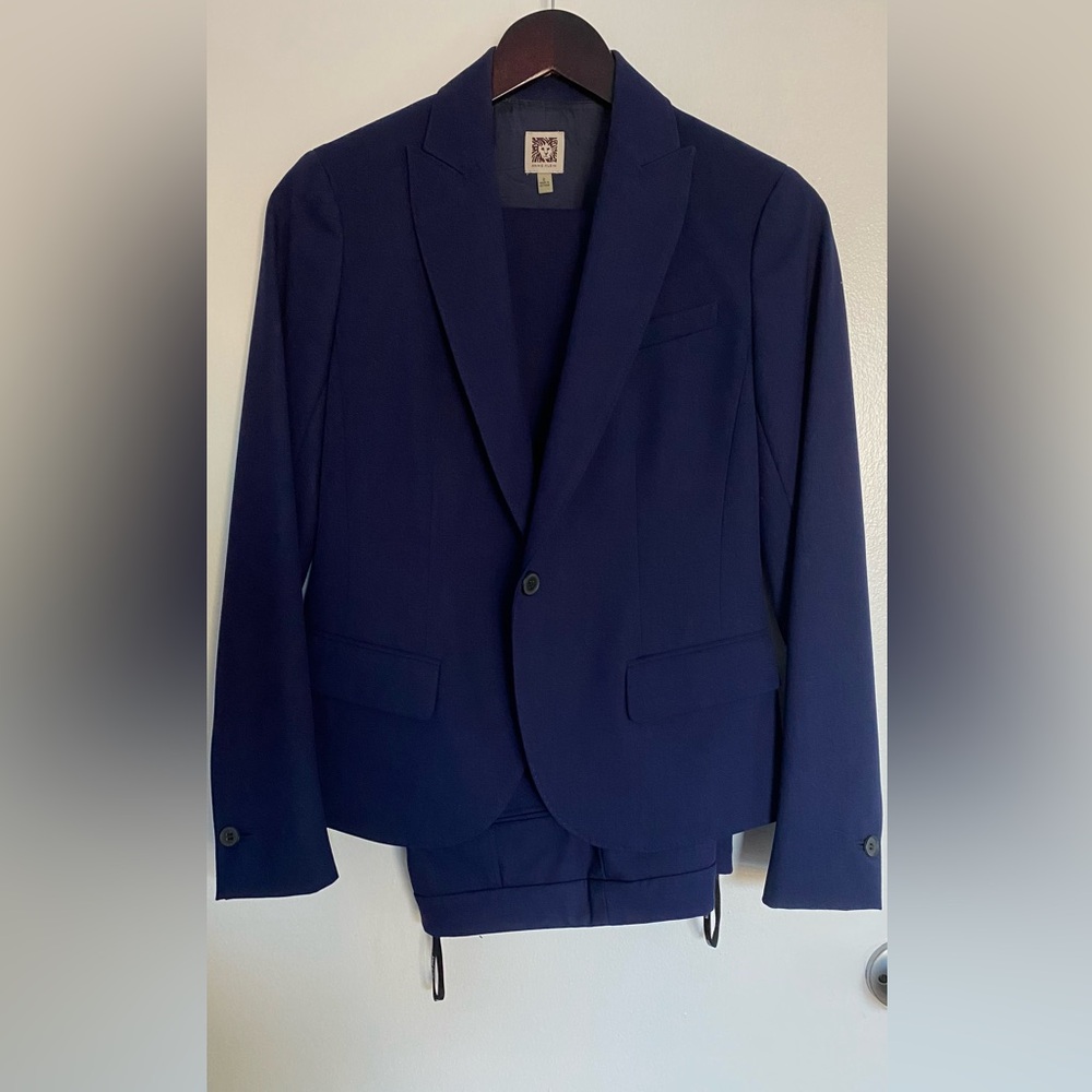 Anne Klein Deep Blue Pants Suit